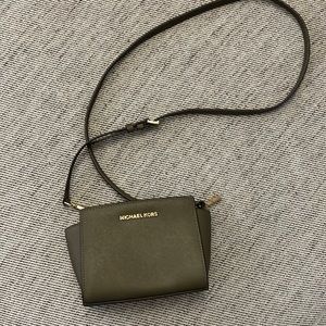 Like new MK small saffiano leather crossbody bag